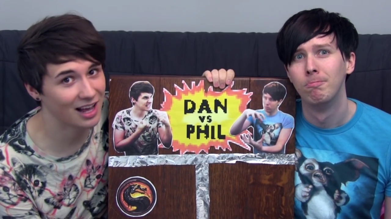 The first appearance of Dan vs. Phil board